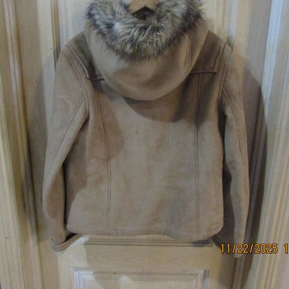 Warm suede- like hoodie jacket by Giacca - Picture 4 of 4